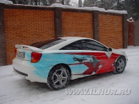 аэрография на Toyota Celica